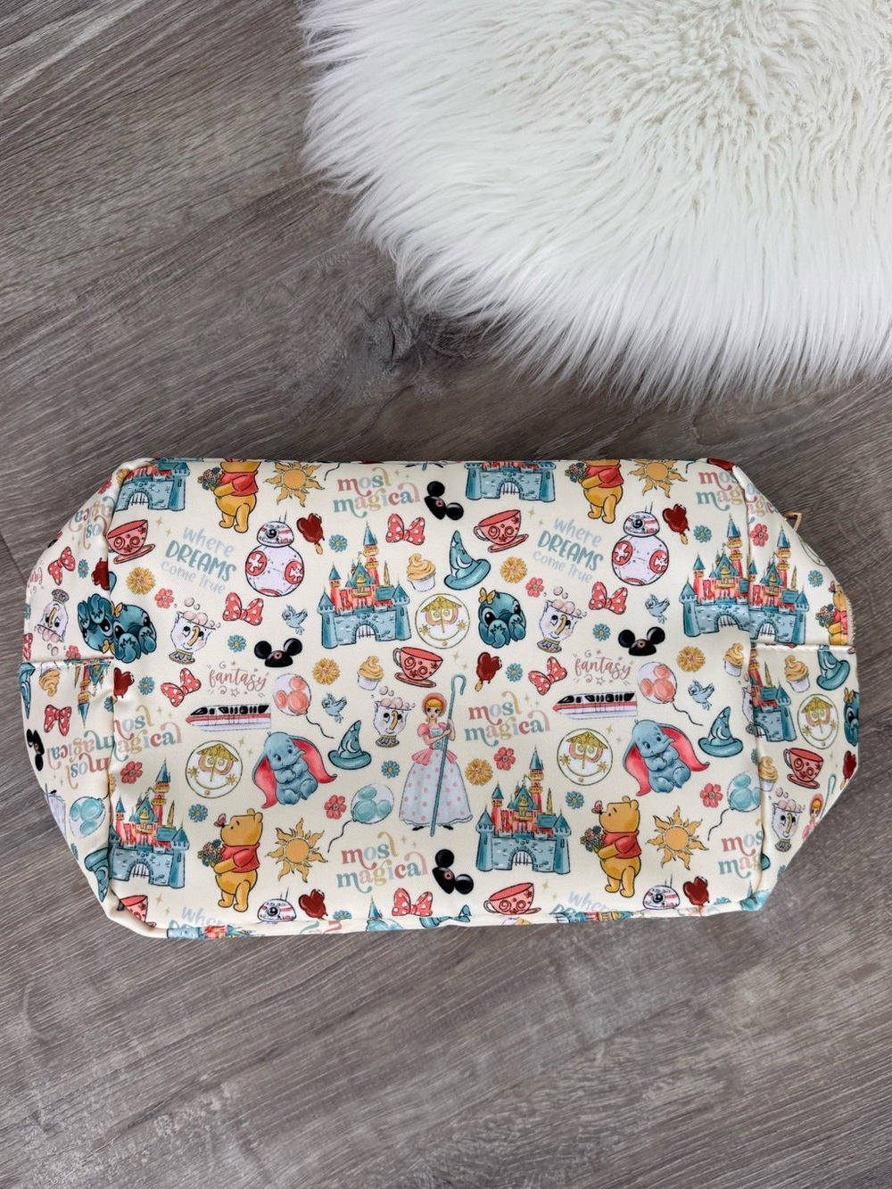HONEY BOUTIQUE Magical Characters Makeup Cosmetic Travel Bag